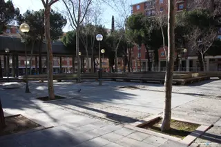 Plaza Barcelona en una foto de archivo