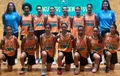 Concentración se la selección de minibasket femenina de Castilla y León.