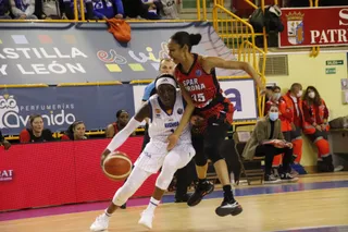 Copper, en el primer partido de cuartos de final de Euroliga | FOTO SALAMANCA24HORAS.COM