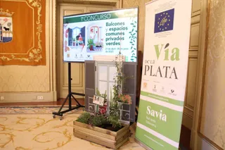 Miryam Rodríguez, presenta el 'Concurso de balcones y espacios comunes privados verdes' del proyecto LIFE Vía de la Plata