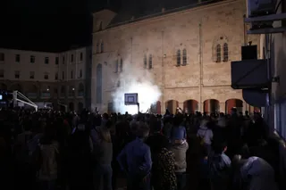 Fuegos artificiales por las fiestas de María Auxiliadora