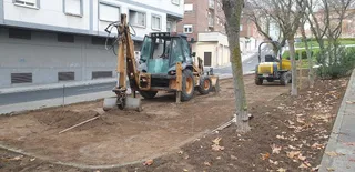 Obras en bulvar de Alfareros y Marineros