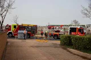 Incendio en la calle del Alcalde Beltrán de Heredia | Andrea Mateos