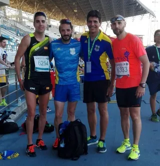 Rafa Iglesias, subcampeón en la Media Maratón de los Juegos Europeos de Policías