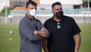 Toni García y Sandoval, en un entrenamiento / FOTO SALAMANCA24HORAS.COM