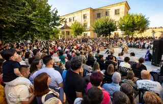 Feria del Teatro Ciudad Rodrigo. Foto de archivo 