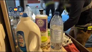 Imagen de una de las estancias donde habitaban las víctimas