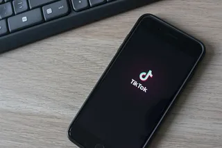 imagen recurso, móvil, aplicación, logo Tik Tok