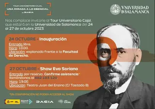 Salamanca inaugura el “Tour Universitario Cajal, Una Mirada a lo Esencial”
