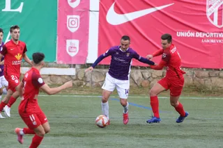 Garban, en el choque ante el Santa Marta | FOTO SALAMANCA24HORAS.COM