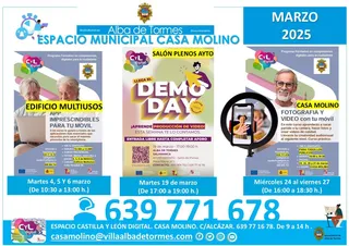 Cartel de las actividades en Alba de Tormes