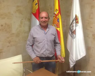 El alcalde de Babilafuente, Lorenzo Bautista