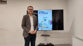 El concejal de Cultura y Turismo, Ángel Fernández Silva presenta la Noche del Patrimonio