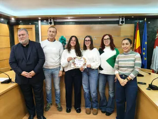 Ganadoras del concurso de Decoración Navideña en Carbajosa
