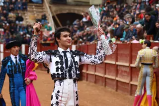 Tomás Bastos en la novillada con picadores de lunes en el Carnaval del Toro de Ciudad Rodrigo 2026 | Mateo G.J.