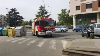Incendio en un garaje de Los Hidalgos