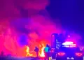 Incendio Coche Monterrubio De La Armuña. Guardia Civil De Salamanca
