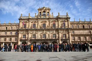 Minuto de silencio, al conmemorarse el Día Europeo de las Víctimas del Terrorismo