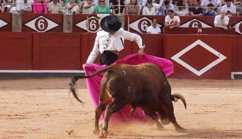 Juan del Álamo en la Clase magistral taurina por San Juan de Sahagún en Salamanca. Foto Juanes