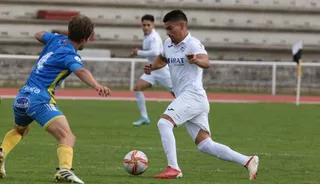 Raúl Calvo, ante la Arandina | FOTO SALAMANCA24HORAS.COM