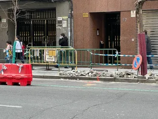 Obras en el paseo del Doctor Torres Villarroel. Foto S24H