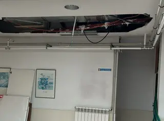 Obras sin acabar en el centro de salud de Garrido Norte
