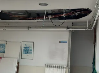 Obras sin acabar en el centro de salud de Garrido Norte