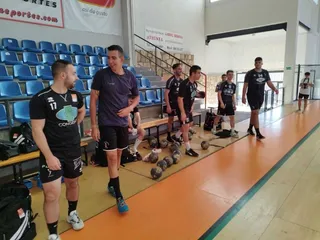 Club Balonmano Salamanca. Foto de archivo