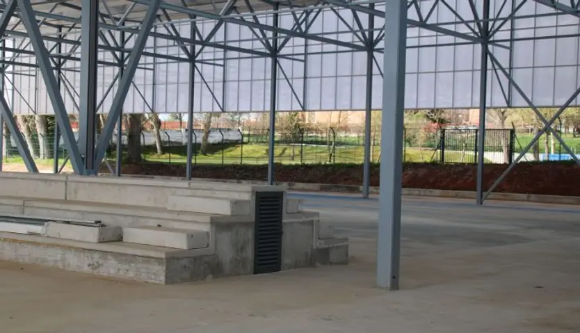 Obras de la nueva Ciudad Deportiva Lazarillo