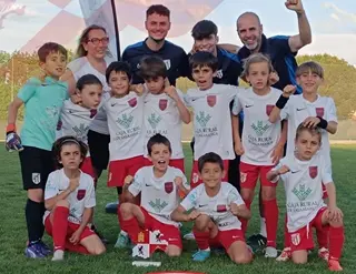 UD Santa Marta prebenjamín, campeón de la Copa de Castilla y León