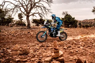 Santolino acaba en octava posición en la primera etapa del Rally du Maroc