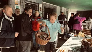 Algunos de los participantes en la II Quedada micológica Tierra de Peñaranda