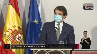Mañueco recuerda a las víctimas de la pandemia y agradece el sacrificio de la sociedad