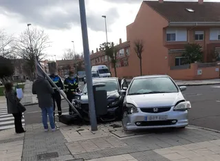 Accidente en la calle Mariano Ares y Sanz de Chamberí