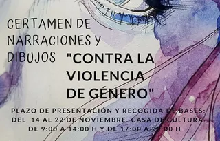Cartel Certamen Narraciones y Dibujos