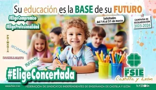 FSIE CyL lanza una nueva campaña de escolarización para el curso 2025-2026.