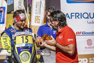 Lorenzo Santolino en el Rally du Maroc