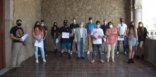 Diez alumnos de Béjar finalizan los trabajos del Programa de Garantía Juvenil 'Merenderos de las Colonias'