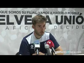 Rueda de prensa de Pablo Cortés previa al Salmantino - Compostela de playoff