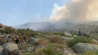 Incendio de Candelario. IU Candelario
