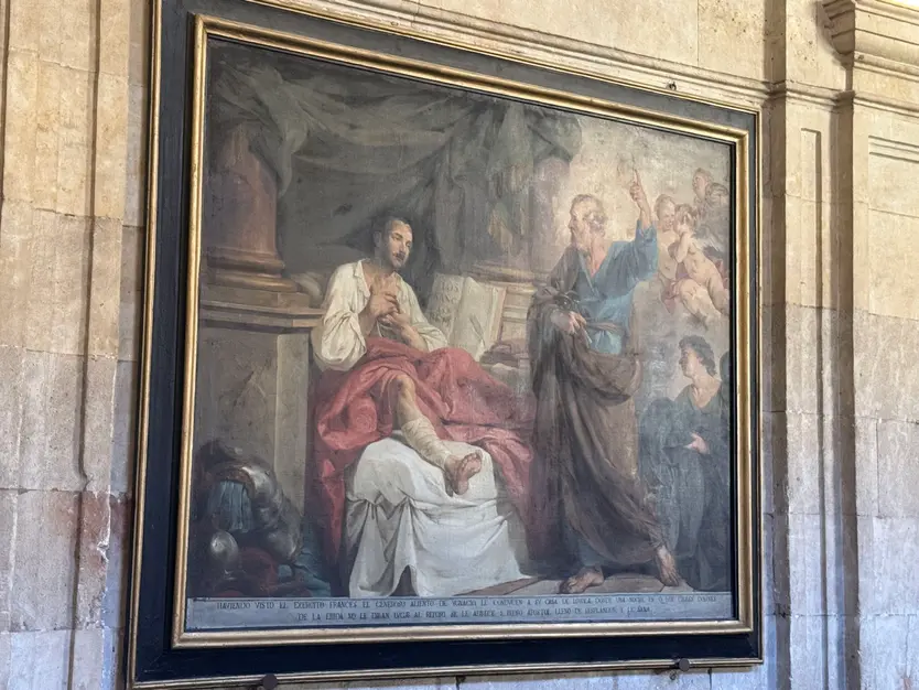 Rueda de prensa para presentar las obras de restauración de varios lienzos del programa iconográfico Vita Ignatii que la UPSA llevará a cabo con el apoyo de la Fundación Inés Luna Terrero.