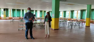 Inicio de las obras de la nueva biblioteca de Santa Marta