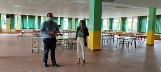 Inicio de las obras de la nueva biblioteca de Santa Marta