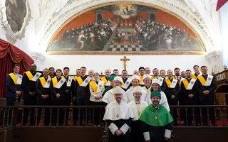 Foto de grupo. Universidad Pontificia de Salamanca.