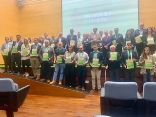 Jornada Sostenibilidad CyL, reconomiento EMAS