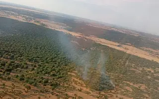 Imagen del incendio en Abusejo | INFORCYL