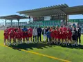 Visita del alcalde de Guijuelo al campo.