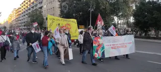 Los salmantinos salen a la calle para exigir mejoras en las conexiones ferroviarias de la provincia