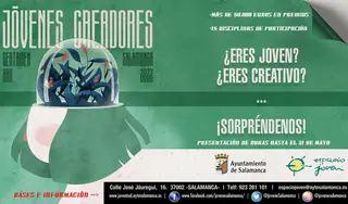 El Ayuntamiento de Salamanca abre el plazo para participar en la vigésimo segunda edición del certamen municipal de ‘Jóvenes Creadores’