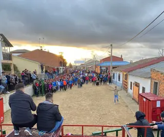 Babilafuente celebró el último toro en 2020, antes de la pandemia. FOTO PASIÓN TAURINA BABILAFUENTE